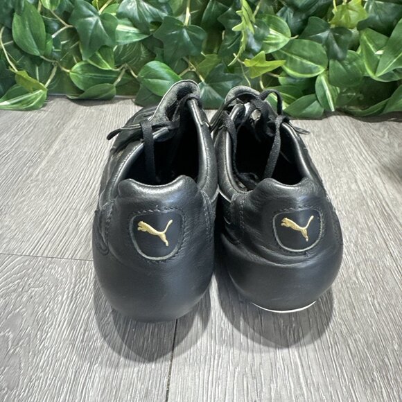Puma King Classic VINTAGE Soccer Boots Cleats Mens Sz 5.5 /Women 7 Black Leather main image 4